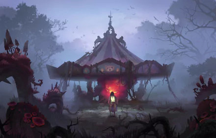 Carrousel fantasy dark Dark Fantasy HD Desktop Wallpaper | Background Image