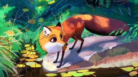 fantasy fox HD Desktop Wallpaper | Background Image
