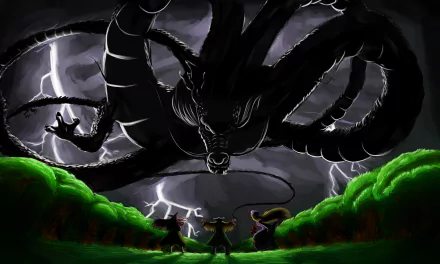 Anime Touhou Shenron (Dragon Ball) HD Desktop Wallpaper | Background Image