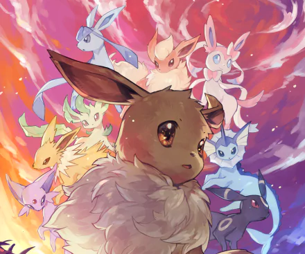 Eevee (Pokémon) video game Pokemon HD Desktop Wallpaper | Background Image