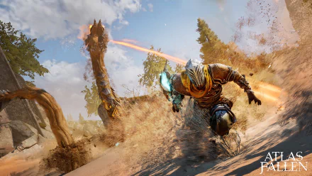 video game Atlas Fallen HD Desktop Wallpaper | Background Image