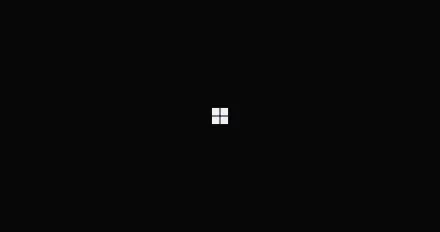 Dark black 4K Ultra HD Windows 11 desktop wallpaper featuring a centered white Windows logo on a minimalist background.