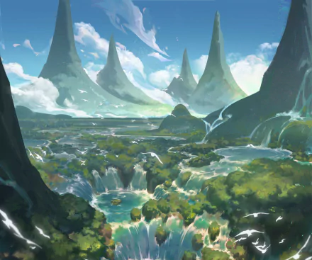 fantasy landscape fantasy landscape HD Desktop Wallpaper | Background Image