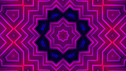  Pink Shapes with Wood Grain Art