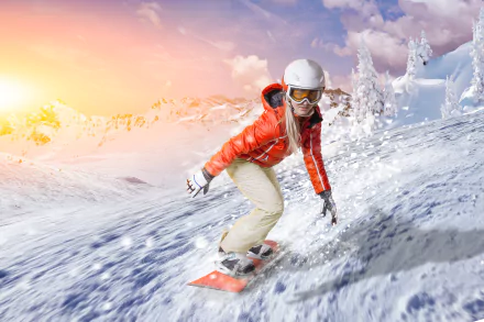 snowboarding Sports HD Desktop Wallpaper | Background Image