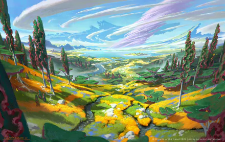  The Fertile Lands of Saulvinia by Lorenzo Lanfranconi