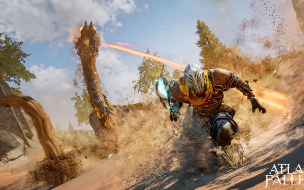 video game Atlas Fallen HD Desktop Wallpaper | Background Image