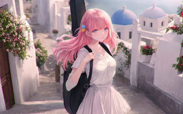 Anime Bocchi the Rock Hitori Gotou HD Wallpaper | Background Image