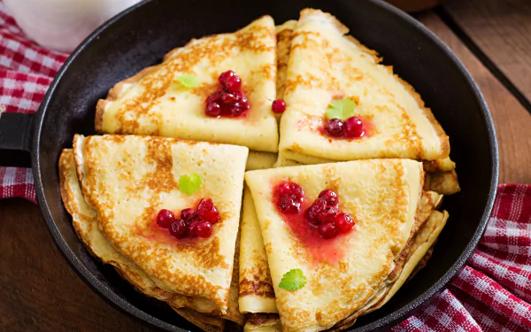 food crêpe HD Desktop Wallpaper | Background Image