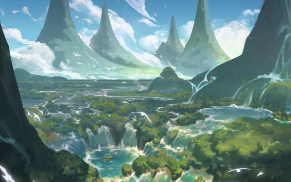 fantasy landscape fantasy landscape HD Desktop Wallpaper | Background Image
