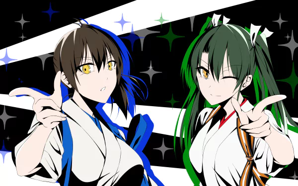  Kaga &amp; Zuikaku by Batabata0015