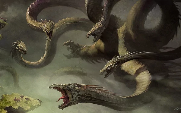 fantasy hydra HD Desktop Wallpaper | Background Image