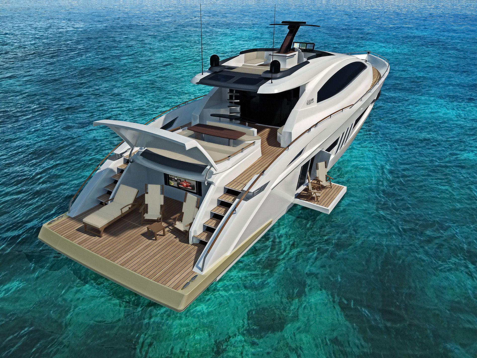 Azimut Yacht, luxury yacht, 3d yacht, sea, white yacht, luxury ships, HD  wallpaper | Peakpx