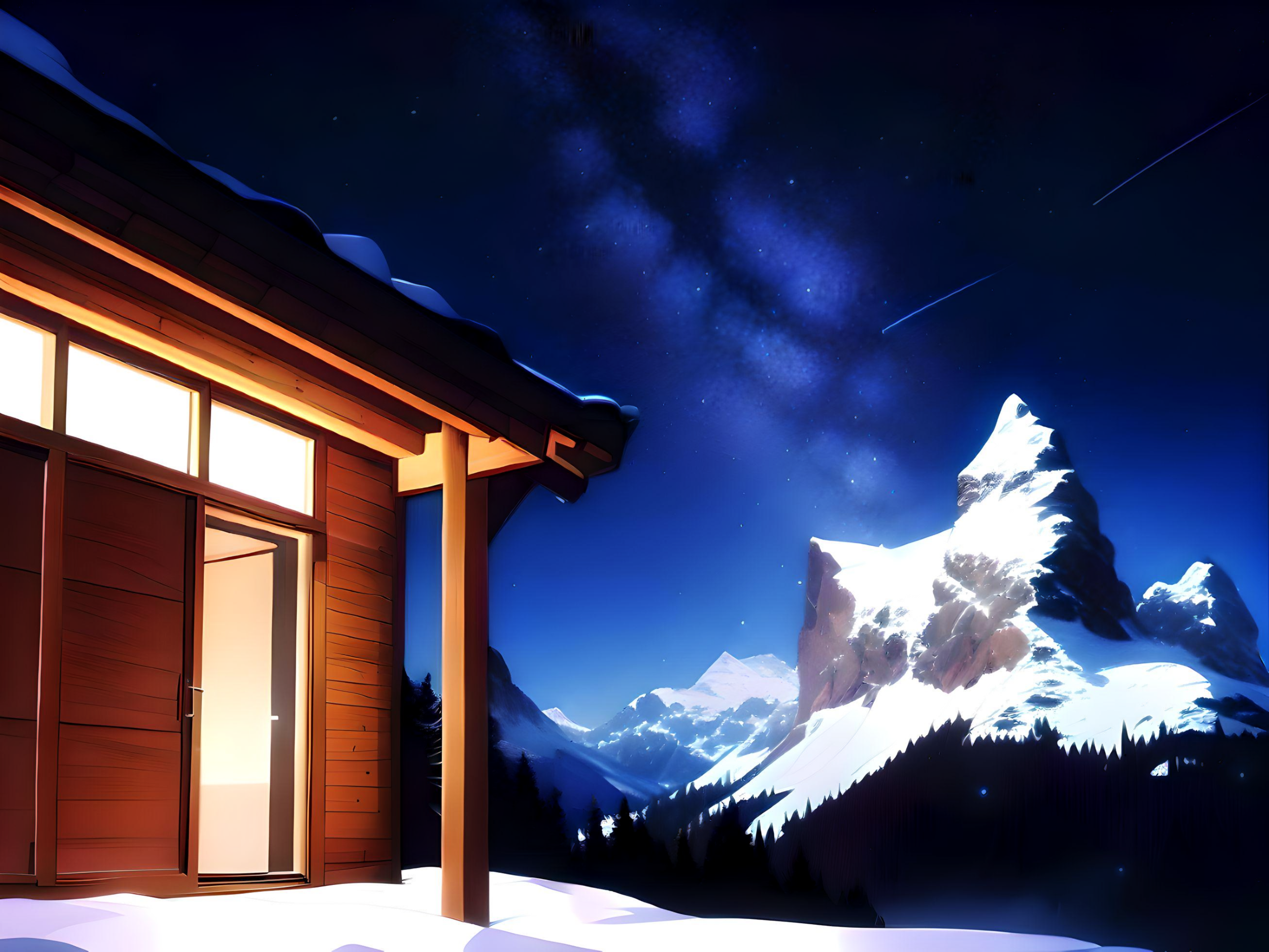 Wallpaper ID 49493  mountain artist anime artwork digital art hd  free download
