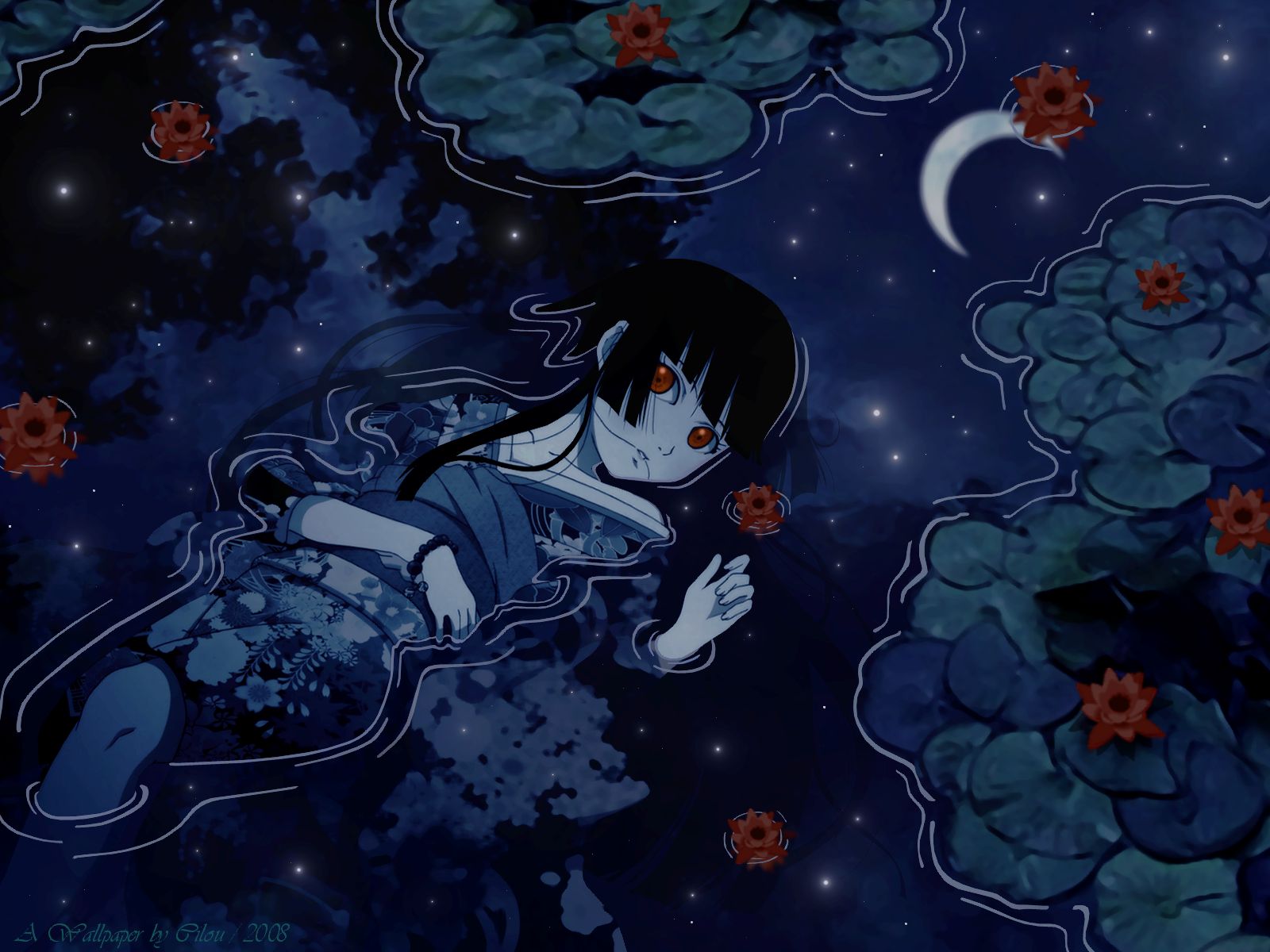 Anime Jigoku Shōjo HD Wallpaper | Background Image