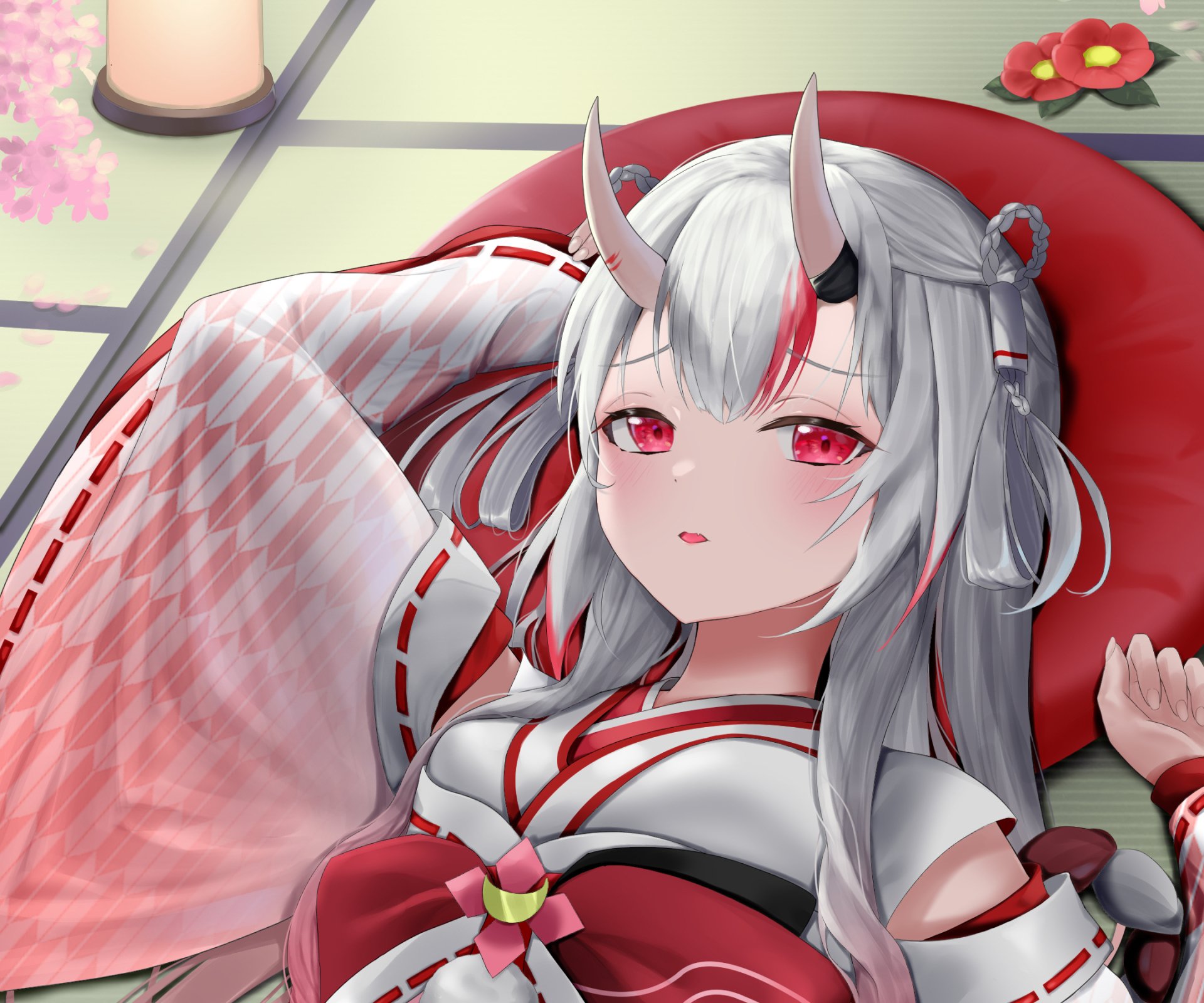 Download Hololive Nakiri Ayame Anime Virtual Youtuber HD Wallpaper by MadaMada