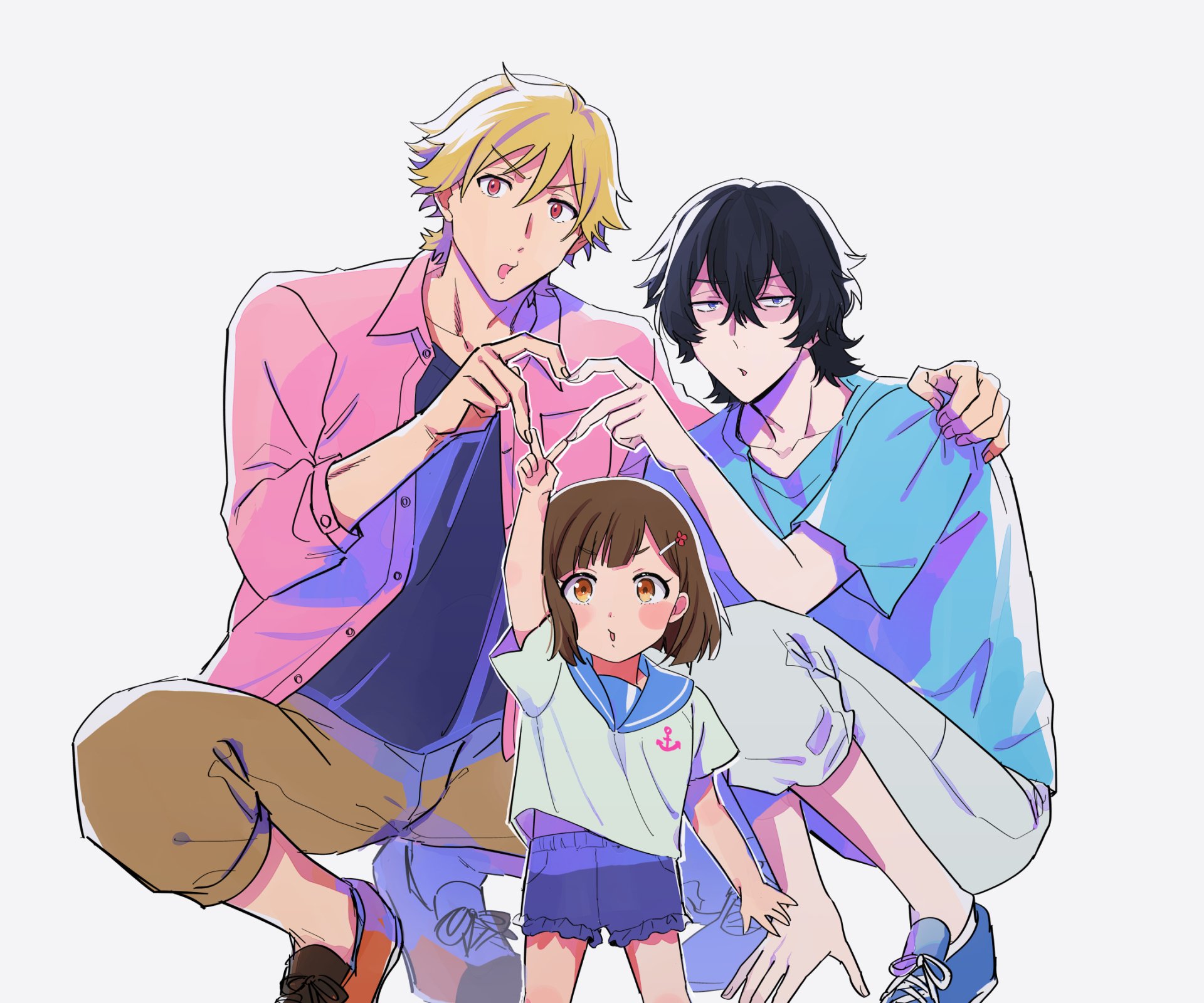 Download Kazuki Kurusu Rei Suwa Miri Unasaka Anime Buddy Daddies HD