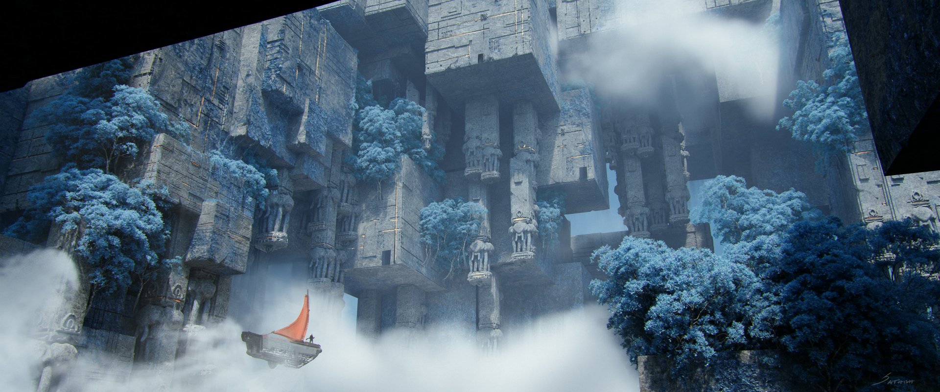 Download Sci Fi Structure HD Wallpaper by sathish kumar