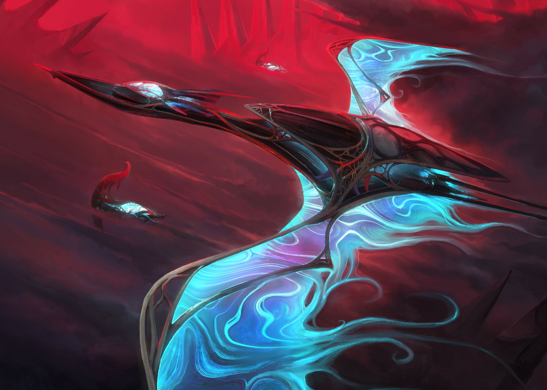 Download Man Made Magic: The Gathering 4k Ultra HD Wallpaper by Leon Tukker