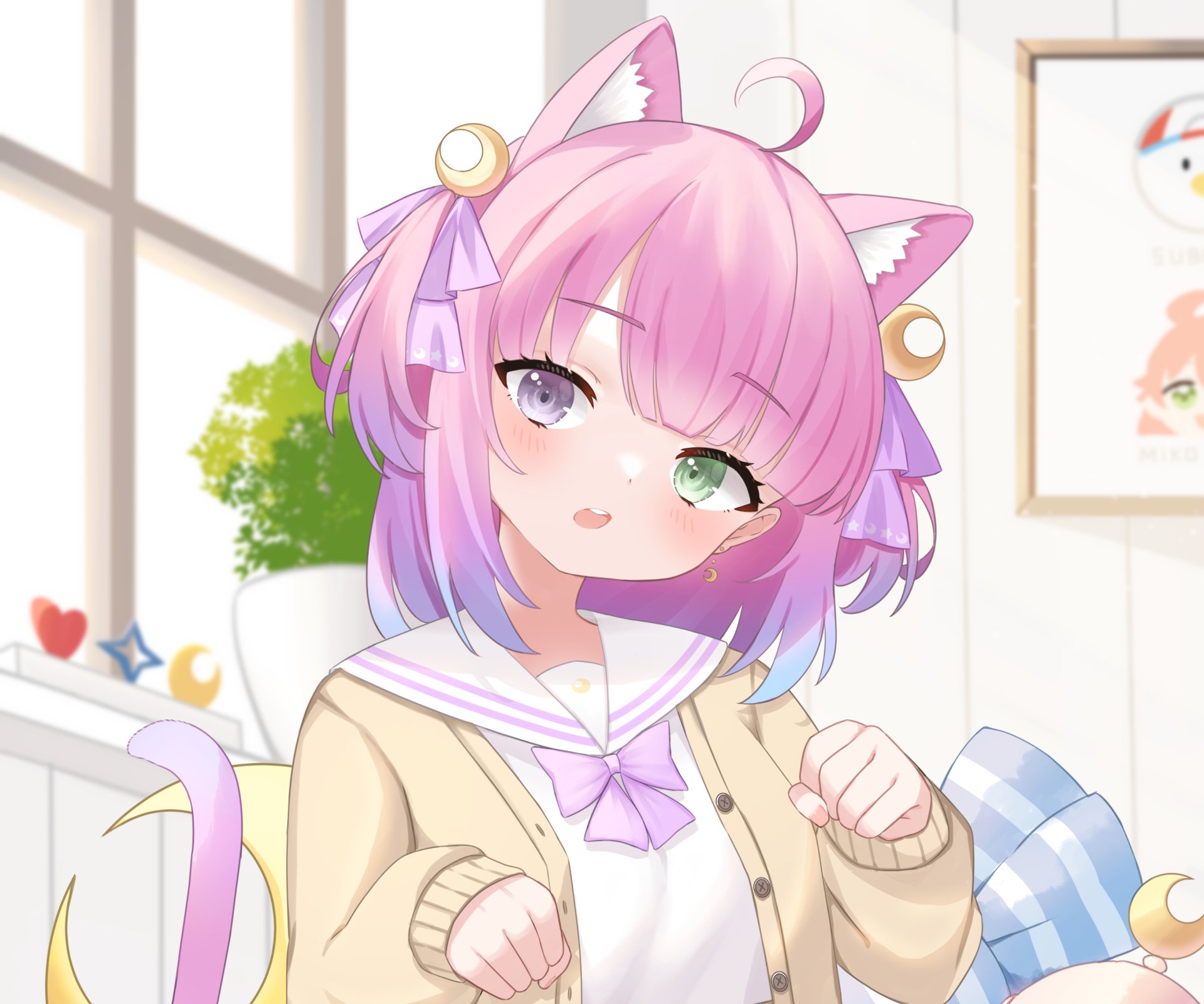 Download Hololive Himemori Luna Anime Virtual Youtuber HD Wallpaper by konpeitoufh