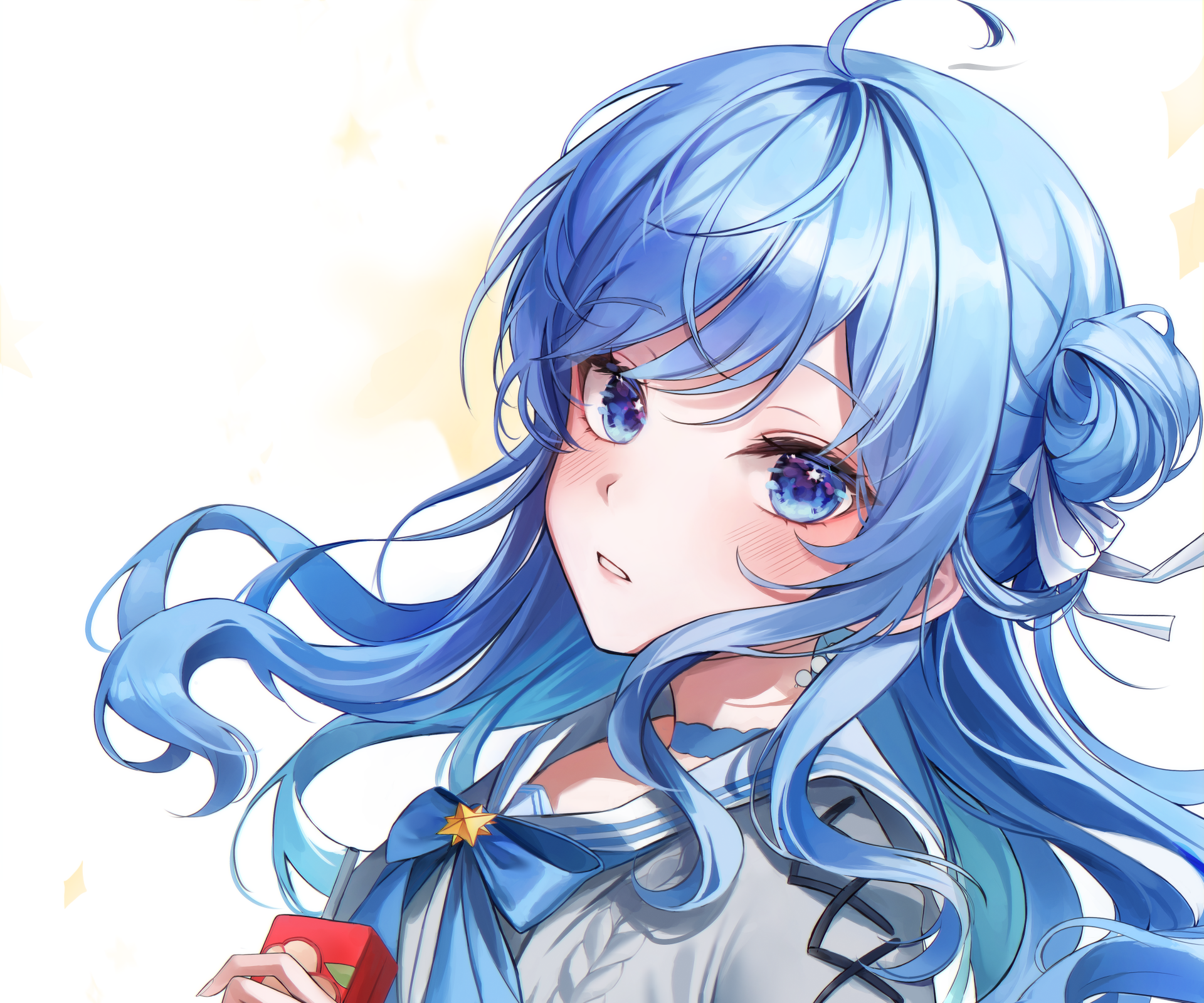 Download Hololive Hoshimachi Suisei Anime Virtual Youtuber 4k Ultra HD Wallpaper by youwon