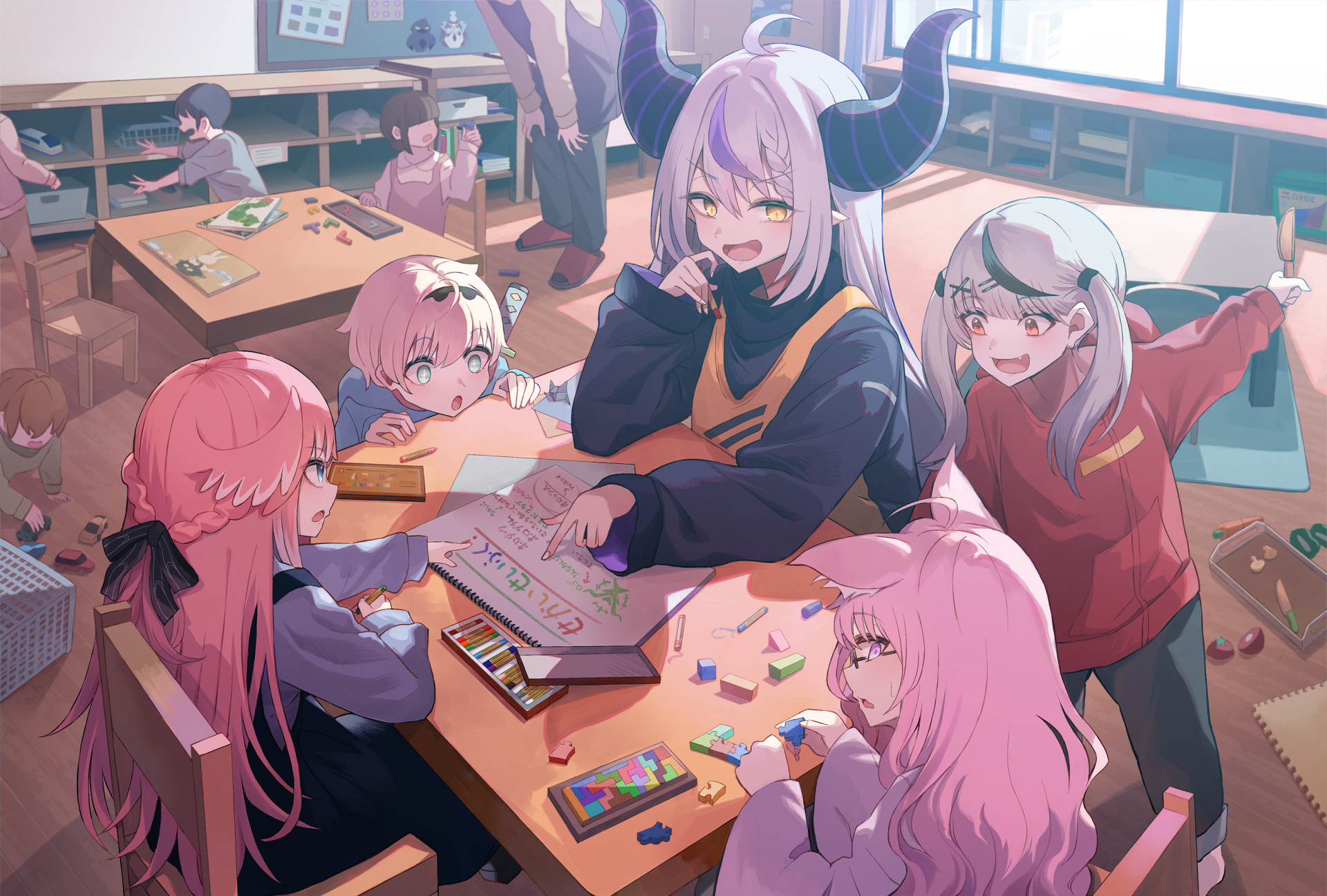 Download Takane Lui Hakui Koyori Sakamata Chloe La+ Darknesss (Virtual Youtuber) Hololive Anime Virtual Youtuber HD Wallpaper by 房/husa