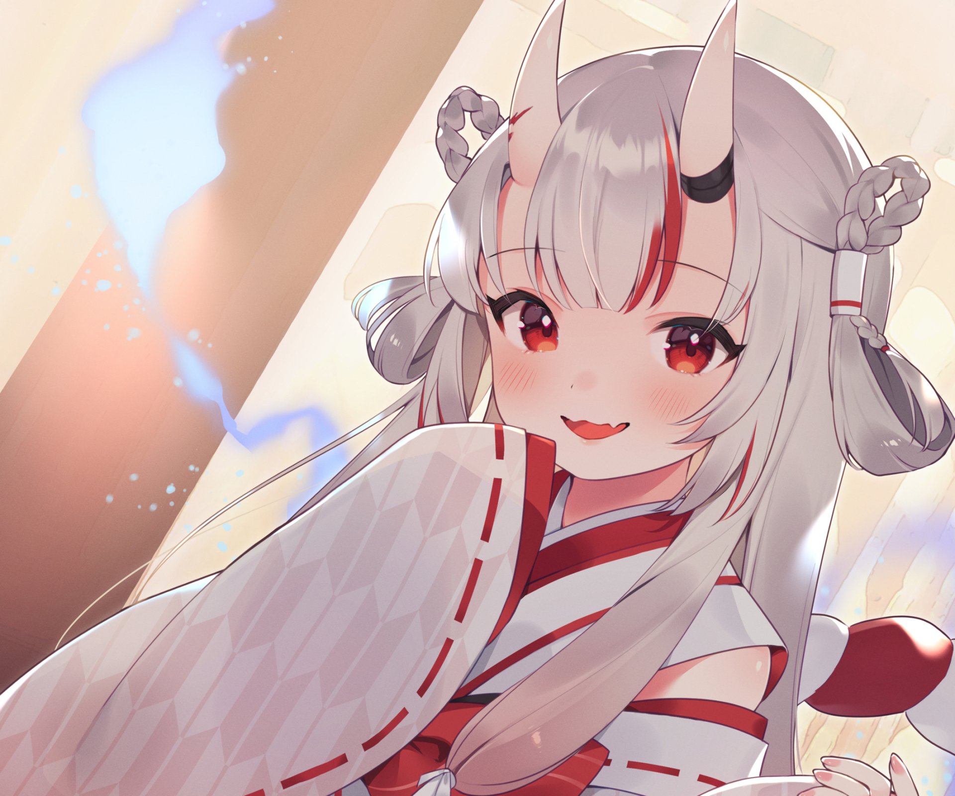 Download Hololive Nakiri Ayame Anime Virtual Youtuber HD Wallpaper