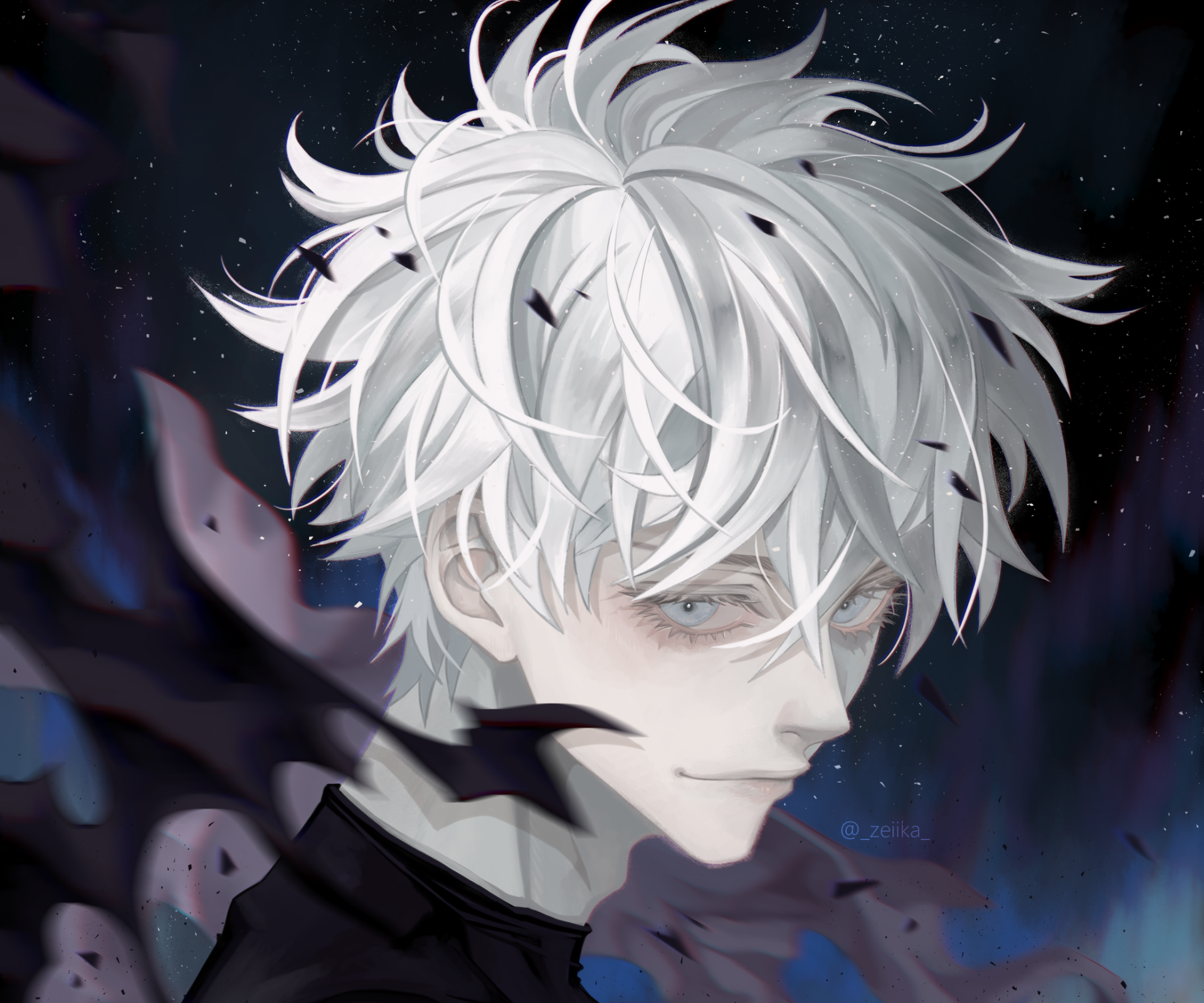 Limitless Gaze — Satoru Gojo (Jujutsu Kaisen HD Wallpaper) | 2068x1723 ...