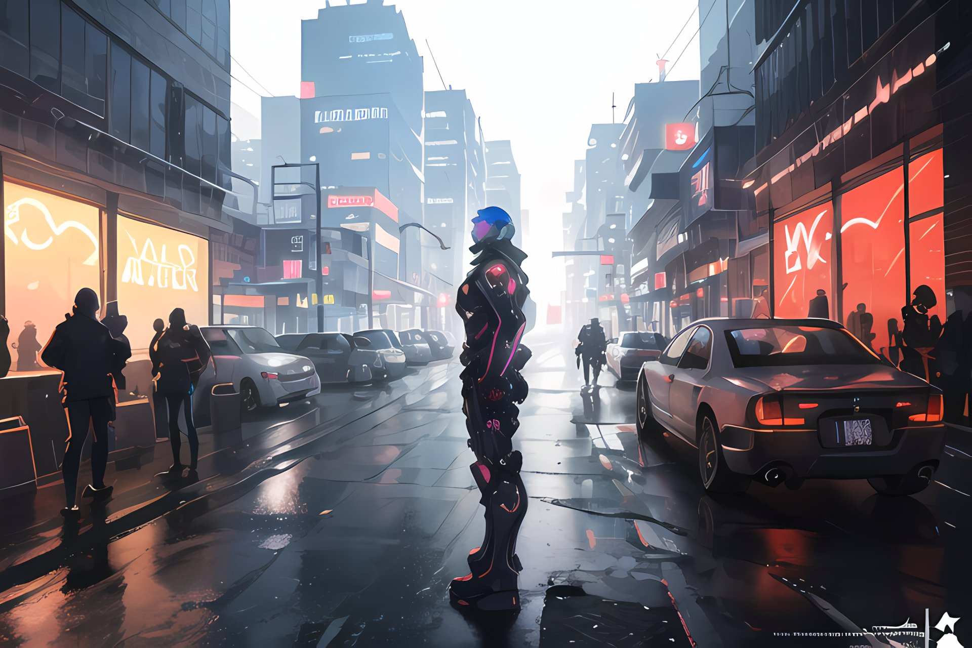 Cyberpunk by aPasserby