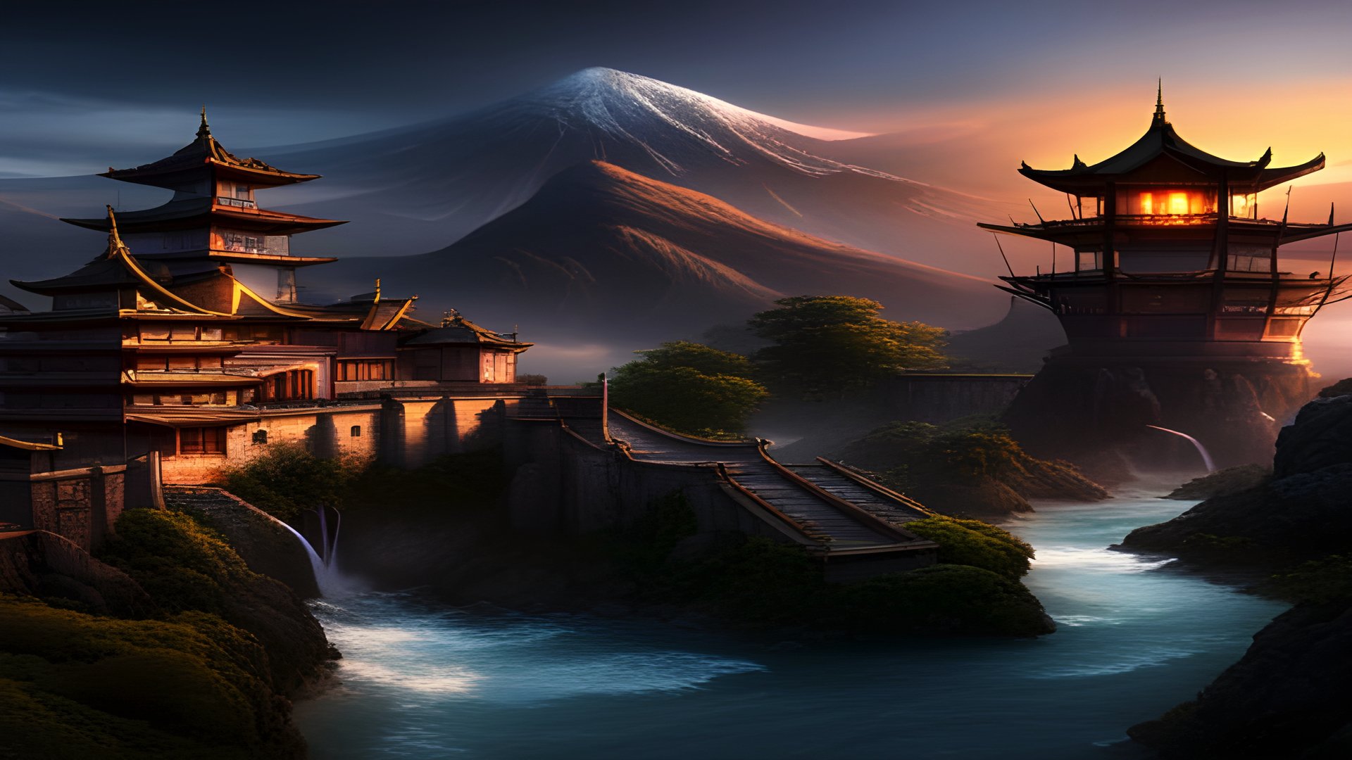 chinese landscape wallpaper