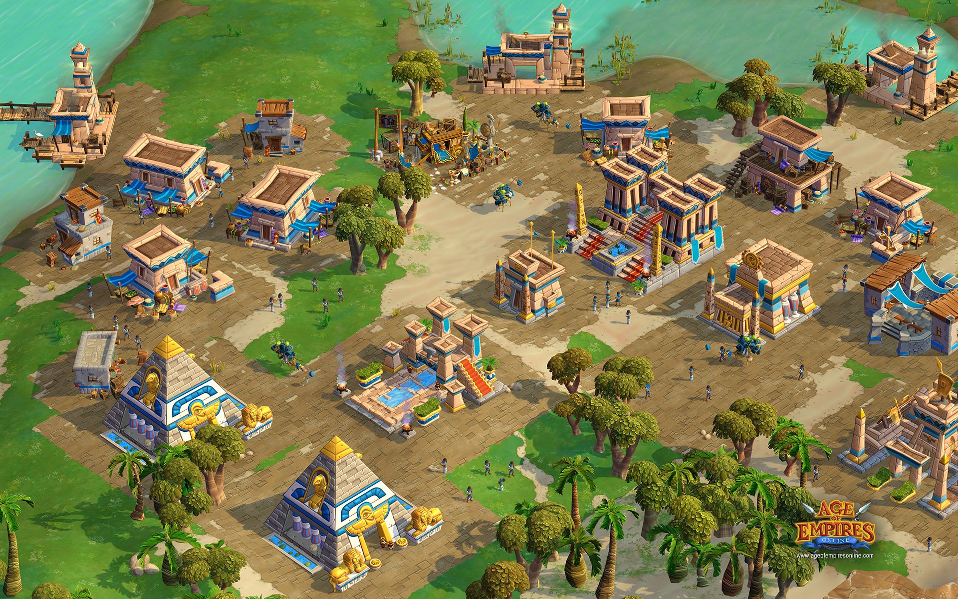 Download Video Game Age Of Empires Online HD Wallpaper