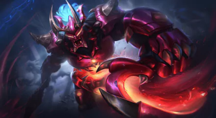  Caldeum Complex - Cyber Oni Butcher Splash Art by Aida Adelinne