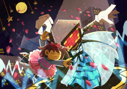 Mettaton (Undertale) Frisk (Undertale) video game Undertale HD Desktop Wallpaper | Background Image