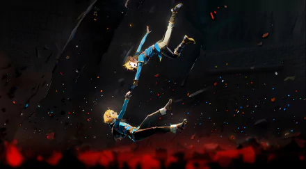 Link Princess Zelda video game The Legend of Zelda: Tears of the Kingdom HD Desktop Wallpaper | Background Image