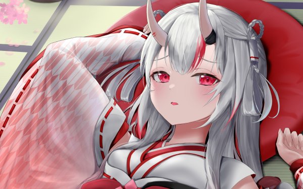 Anime Virtual Youtuber Nakiri Ayame Hololive HD Wallpaper | Background Image