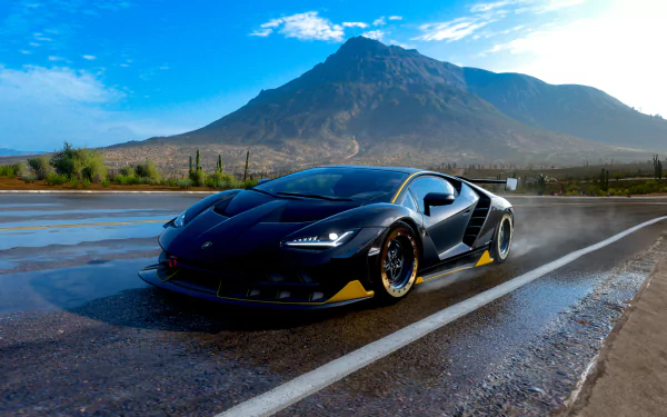 Lamborghini Centenario video game Forza Horizon 5 HD Desktop Wallpaper | Background Image