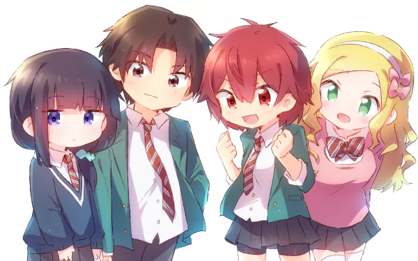 Carol Olston Tomo Aizawa Junichirou Kubota Misuzu Gundou Anime Tomo-chan Is a Girl! HD Desktop Wallpaper | Background Image