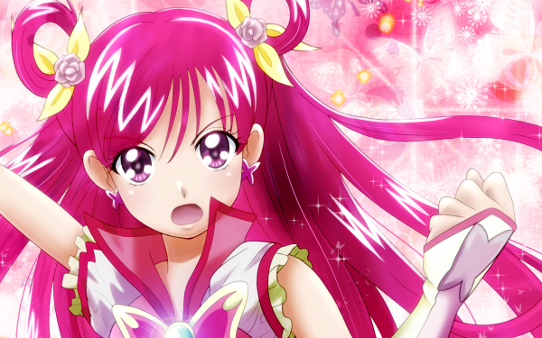 Anime Yes! PreCure 5 Cure Dream Yumehara Nozomi HD Wallpaper | Background Image