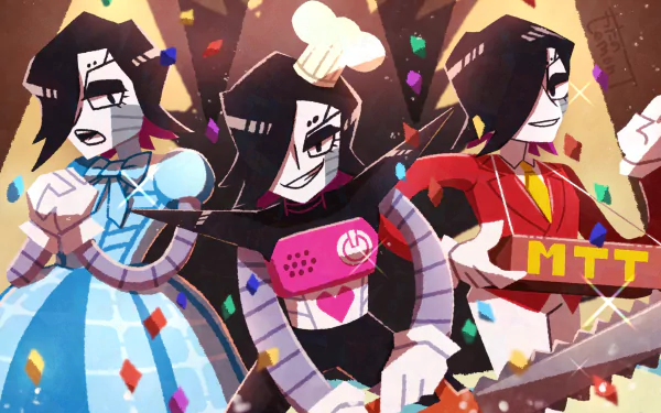Mettaton EX (Undertale) video game Undertale HD Desktop Wallpaper | Background Image