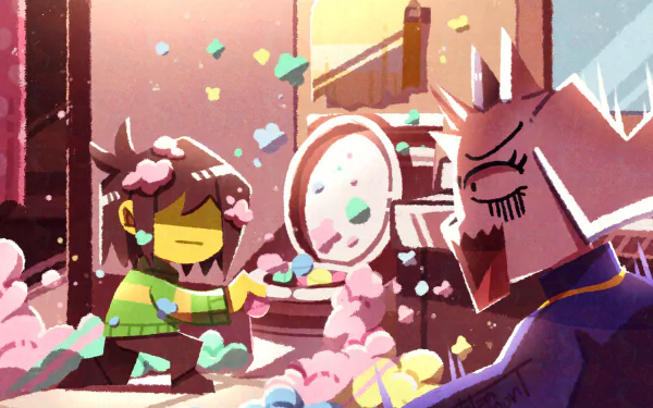 Kris (deltarune) video game deltarune HD Desktop Wallpaper | Background Image
