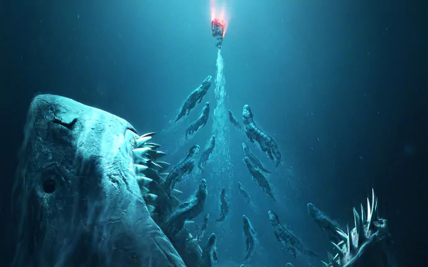movie Meg 2: The Trench HD Desktop Wallpaper | Background Image