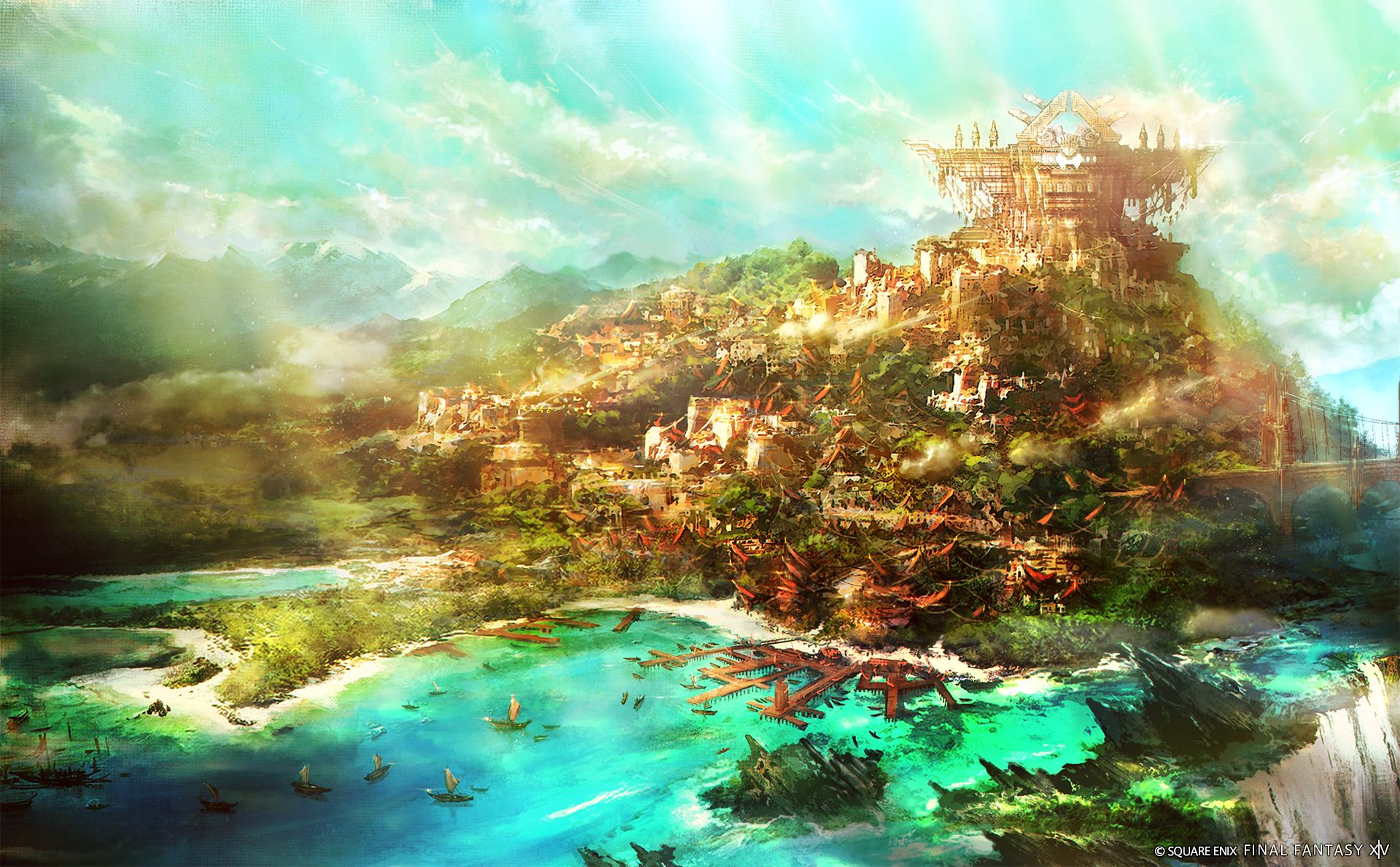 FFXIV 4k Wallpaper Album | Fantasy art landscapes, Final fantasy artwork,  Fantasy landscape