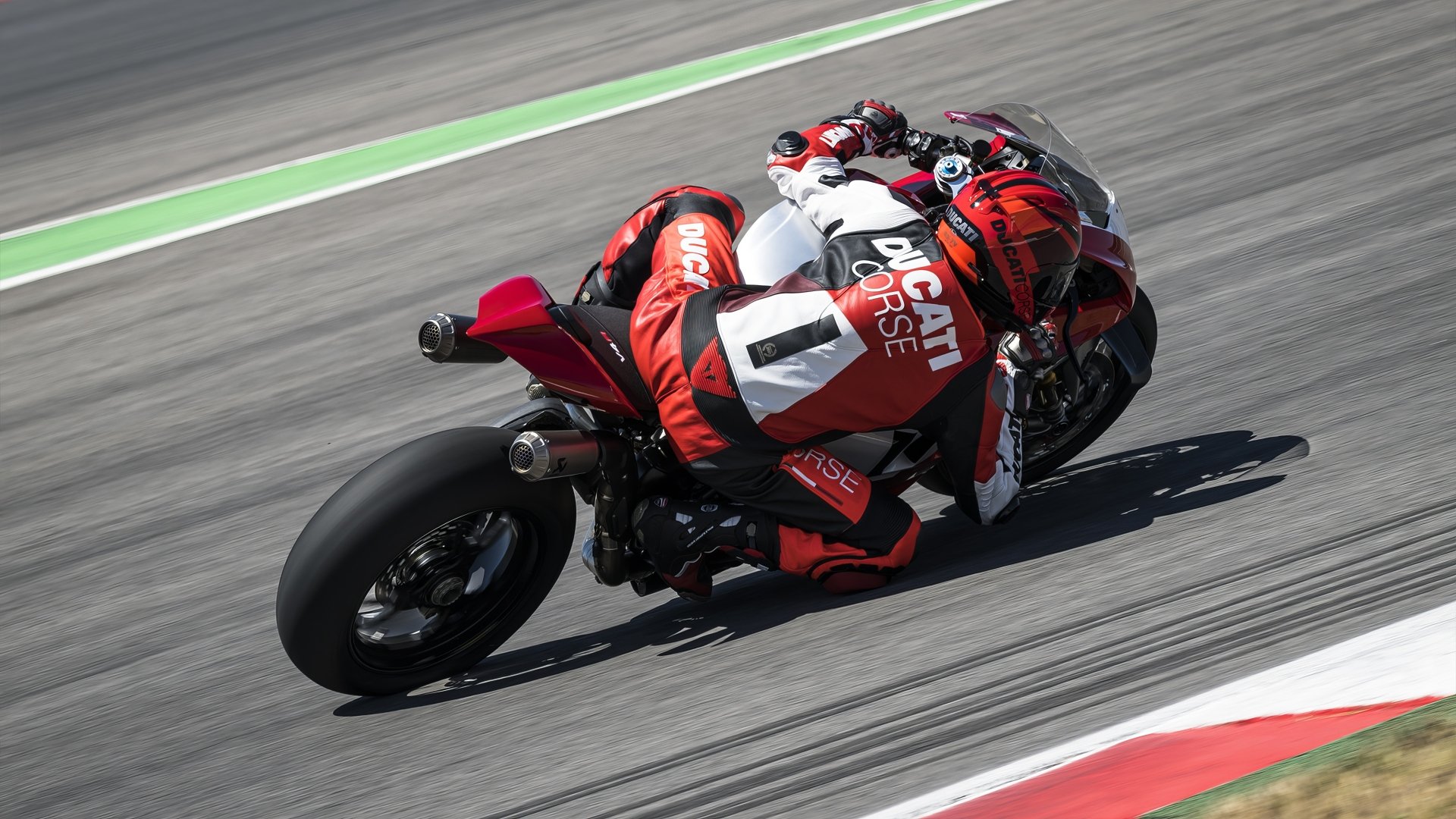 Ducati Panigale V4 R Action Shot - HD Motorcycle Wallpaper