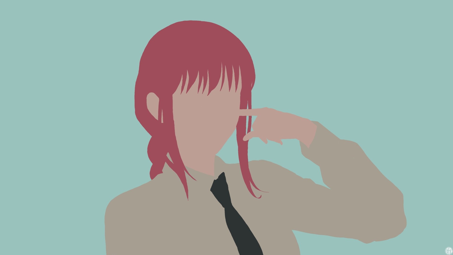 Minimalist Makima from Chainsaw Man by LouisBrass