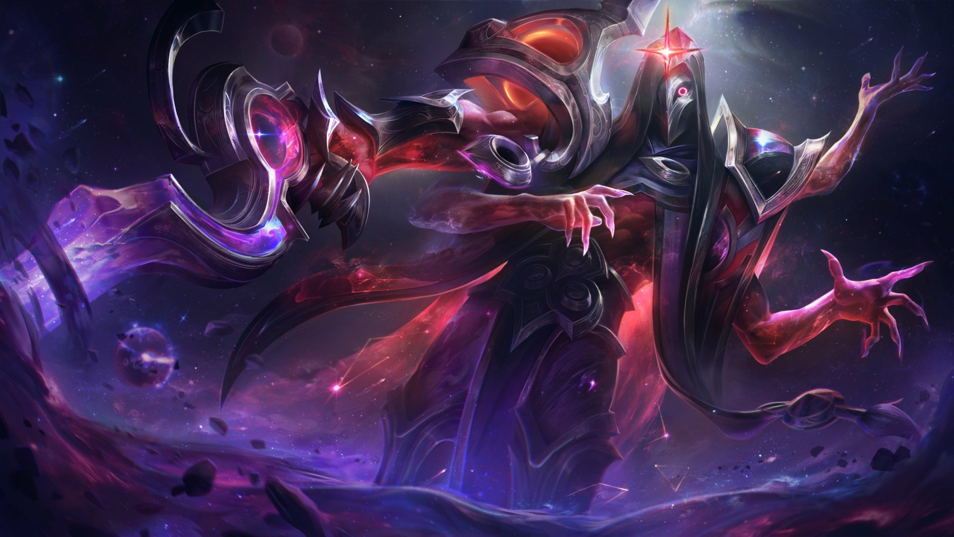 Dark Star Jhin League Of Legends Live Wallpaper - WallpaperWaifu