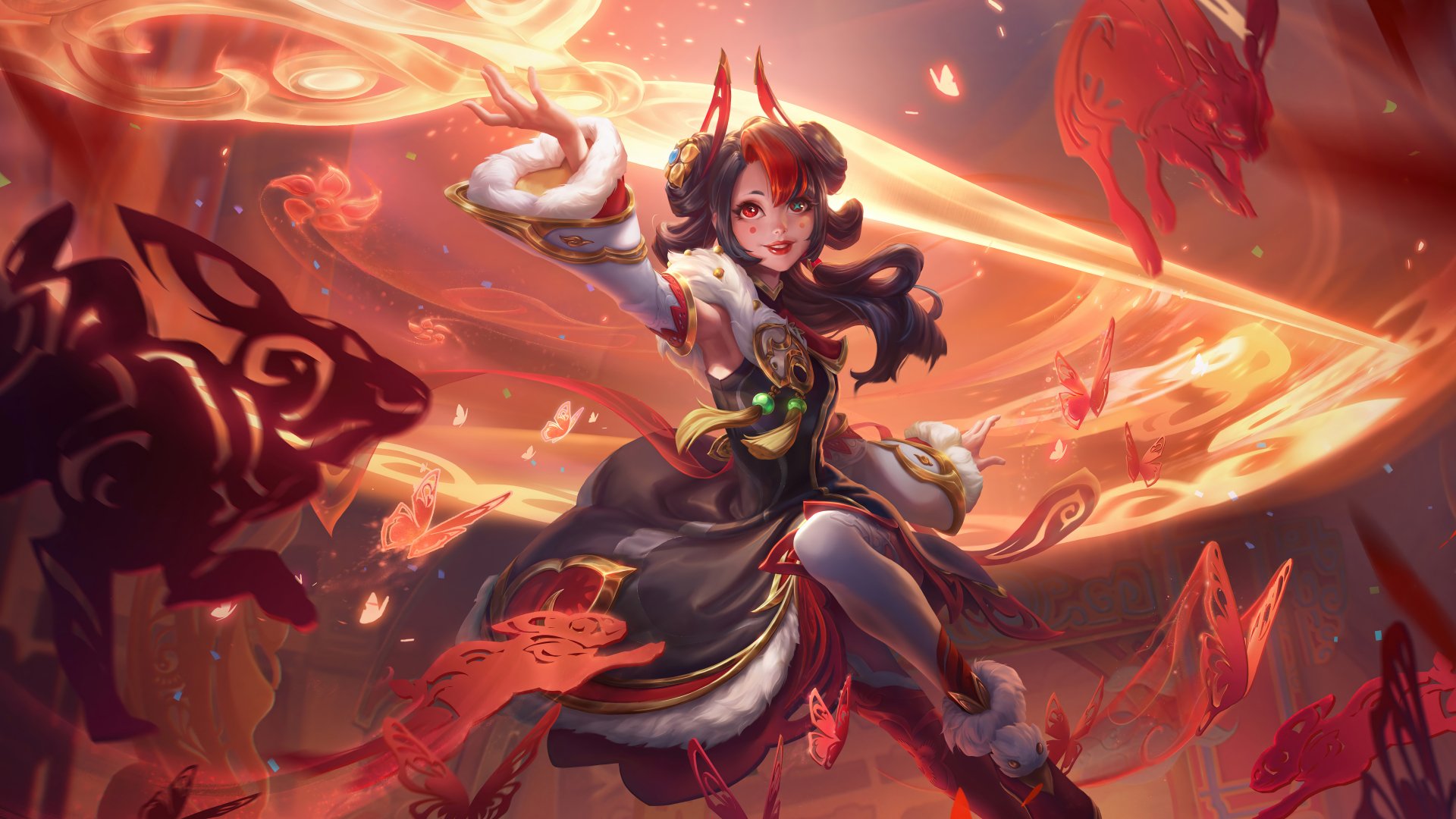 Download Gwen s 8K Ultra HD Wallpaper Dive Into League Of Legends 