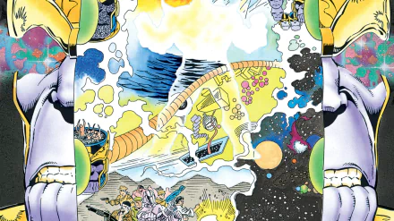 Comic The Thanos Quest HD Desktop Wallpaper | Background Image