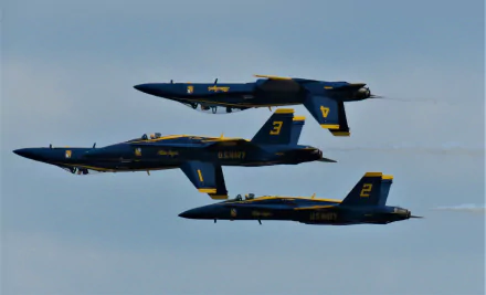  US Navy Blue Angels At Chicopee