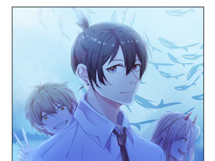 Denji (Chainsaw Man) Power (Chainsaw Man) Aki Hayakawa Anime Chainsaw Man HD Desktop Wallpaper | Background Image