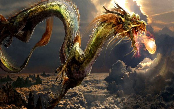 fantasy dragon HD Desktop Wallpaper | Background Image